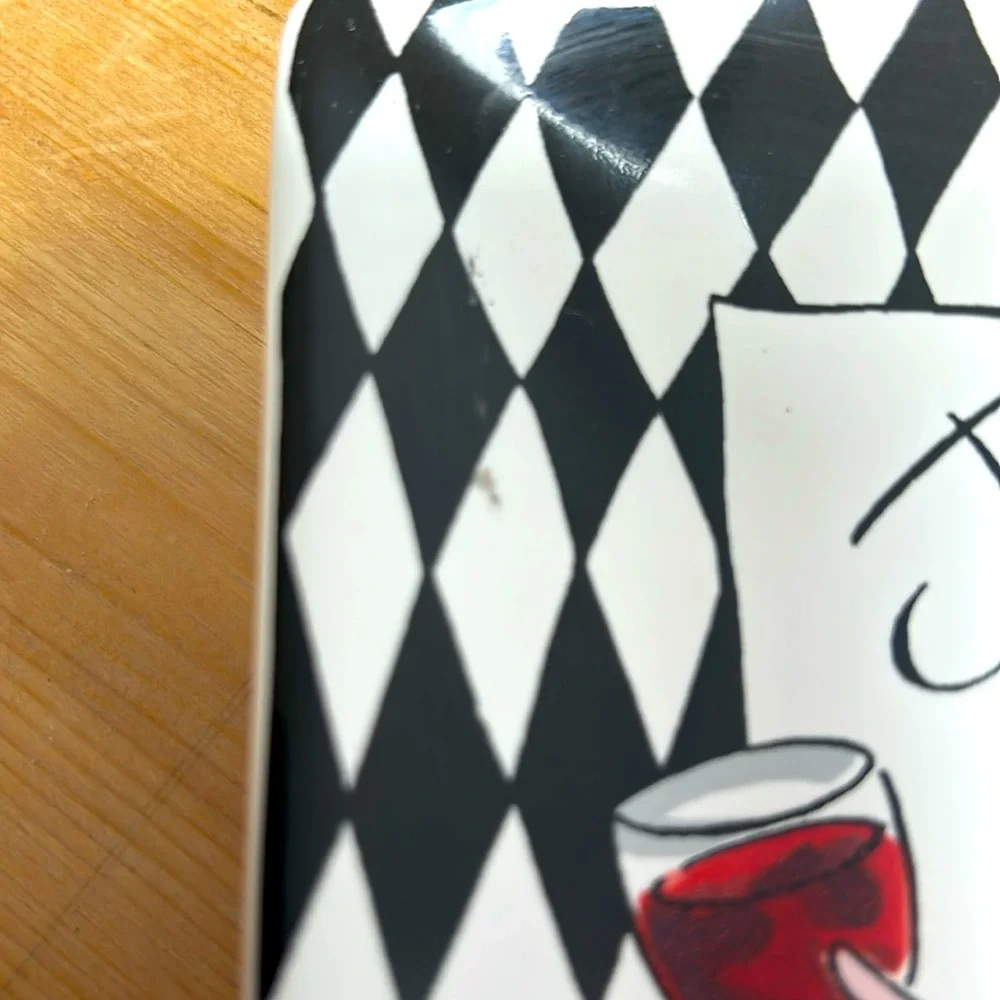 Joker's Wild Accent Plate & Trinket Holder Mud Pie